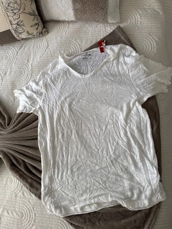 Tee shirt col V lin xl