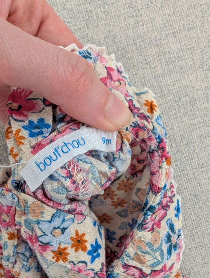 Ensemble fleuri bébé 9mois - photo numéro 16