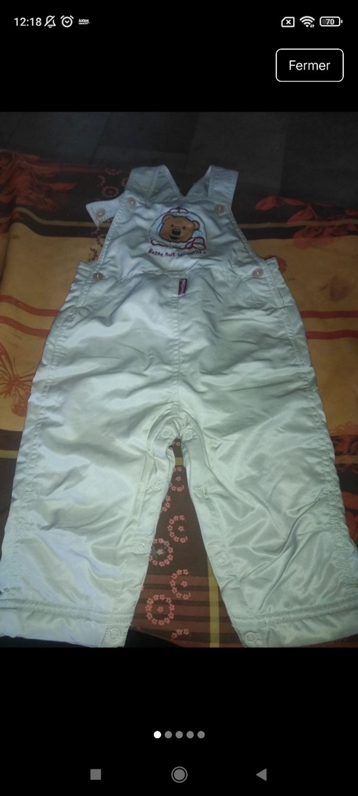 Très belle salopette bonne nuit les petits e40