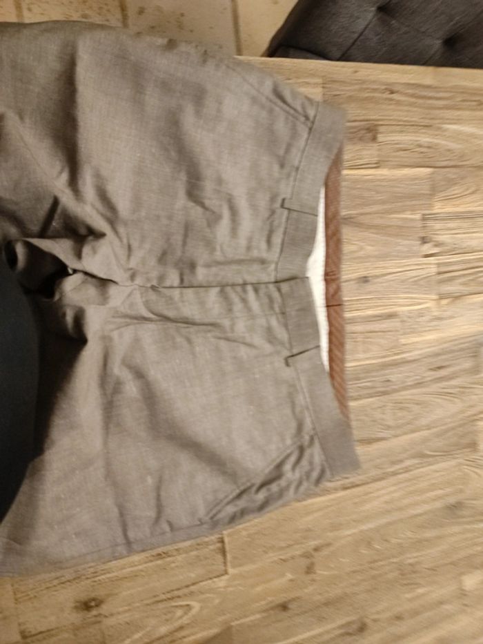 Pantalon de costume lin et polyester - photo numéro 5