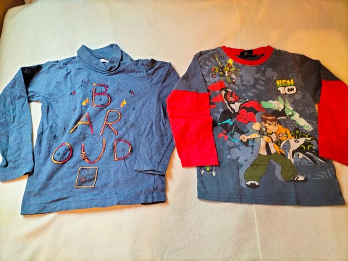 Lot 4 t-shirts manches longues - photo numéro 2