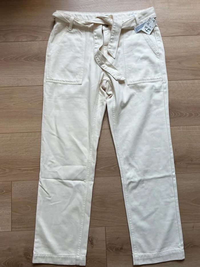 Pantalon crème Pimkie