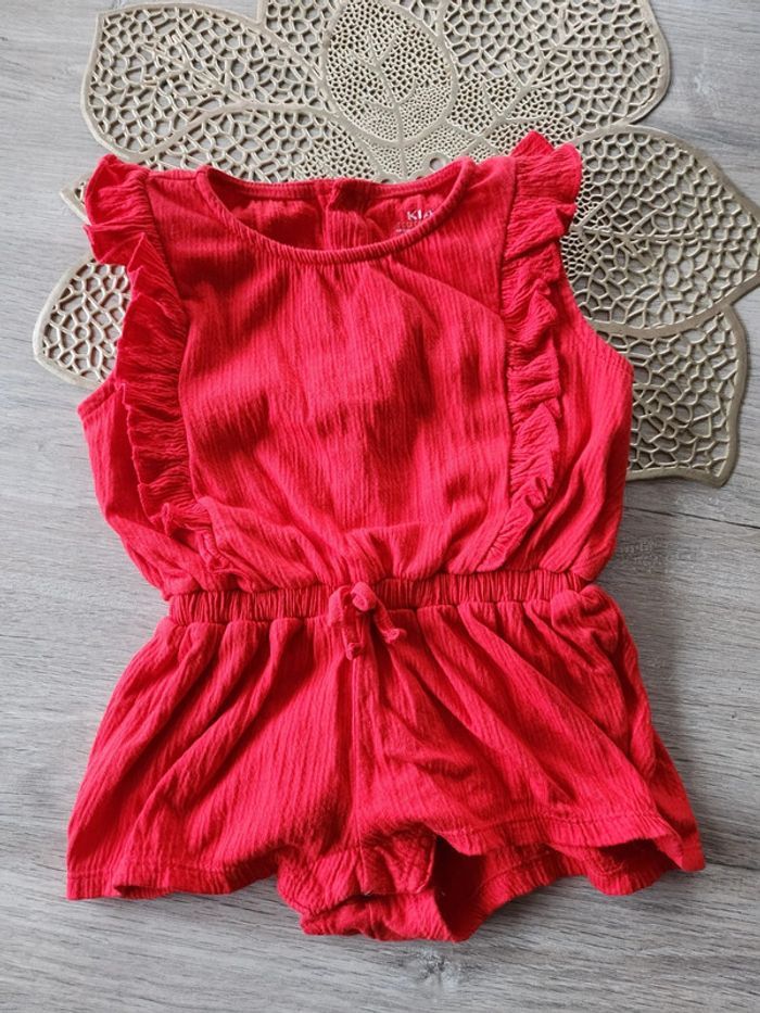 Combishort rouge