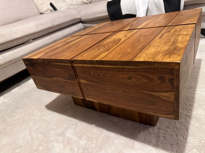 Table basse en bois massif - photo numéro 5