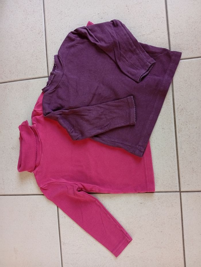 Lot de 2 T-shirts manches longues 2 ans