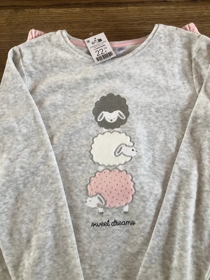 Pyjama velours fille - photo numéro 2
