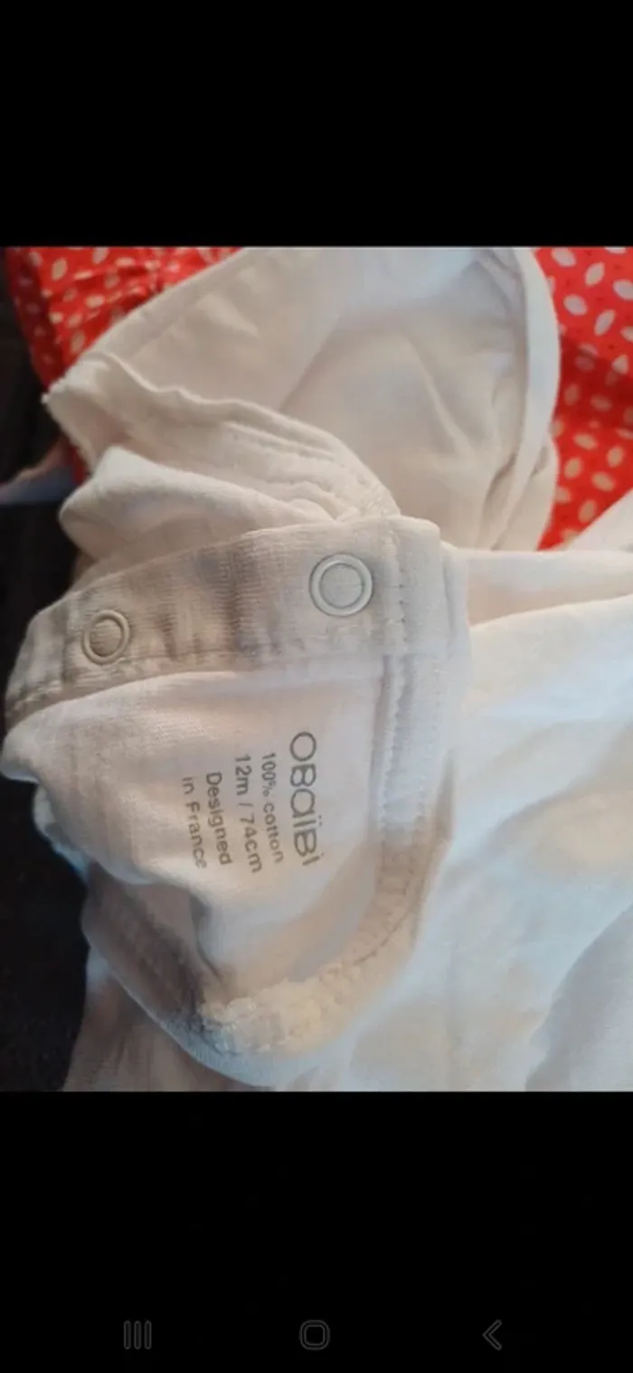 T-shirt et pantalon okaïdi 12mois - photo numéro 4