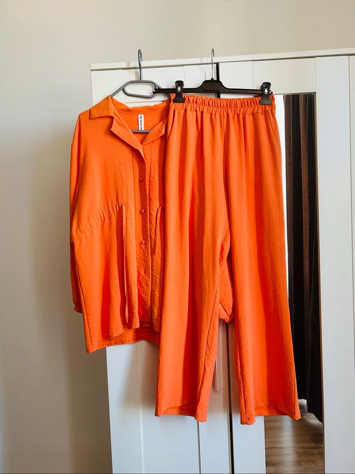 Ensemble orange unie New Collection Taille Unique