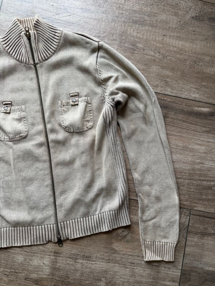 Gilet zippé vintage mixte - photo numéro 4