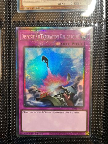 Carte Yu-Gi-Oh! : Dispositif d’évacuation obligatoire - RA01-FR069