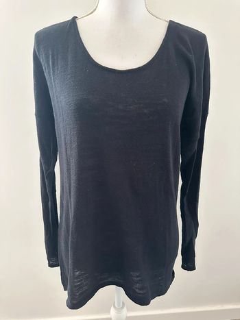 Blouse manches longues noire TL