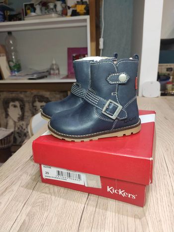 Bottines bleu marine kickers 20 neuves
