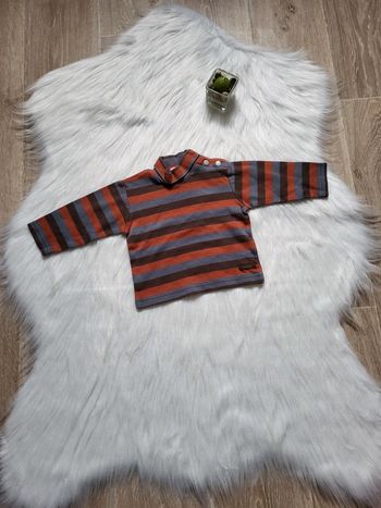 Pull rayé 6mois 67cm