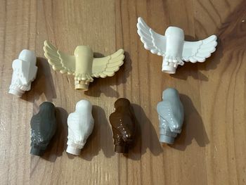 Animaux Lot de 7 chouettes lego différentes owl