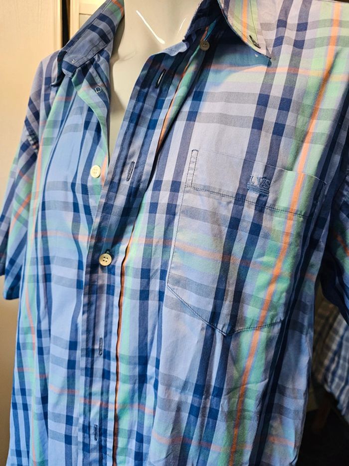 Chemise manche courte à carreaux - photo numéro 2