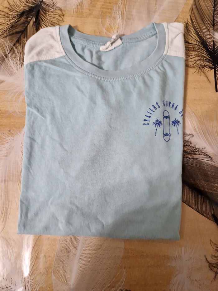 Lot tee shirt manches courtes 12 ans - photo numéro 2