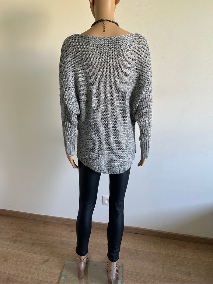 Pull en mailles avec sequins JS Millenium taille unique TBE - photo numéro 6