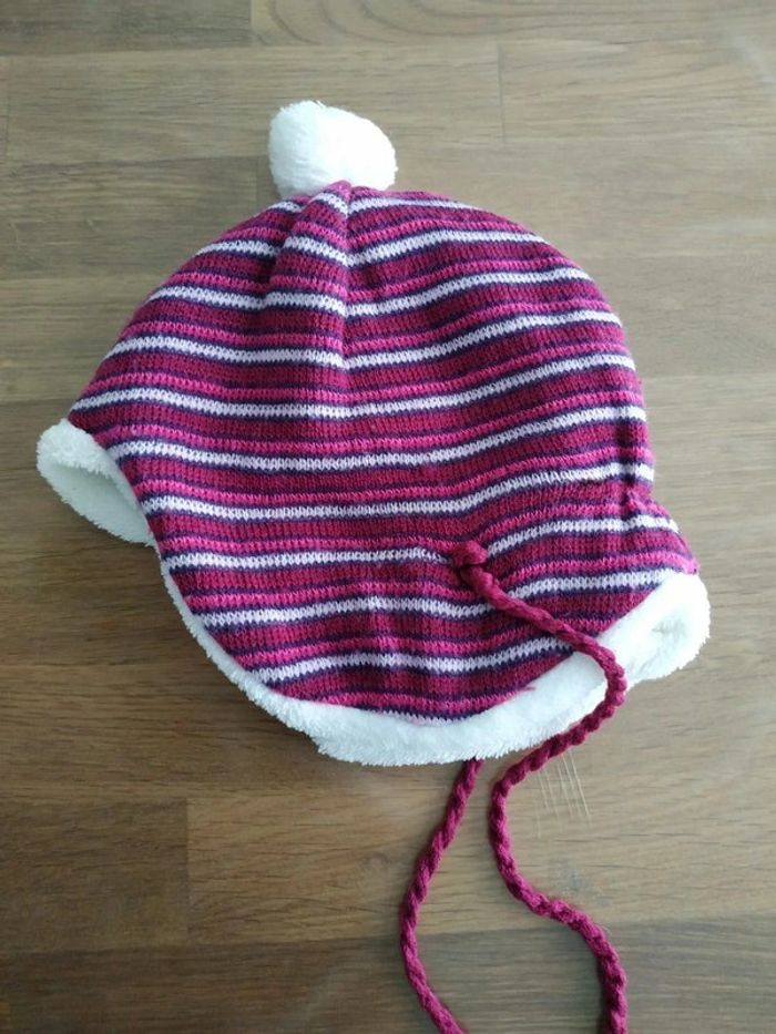 Lot bonnets et gants bébé 1 mois - photo numéro 2