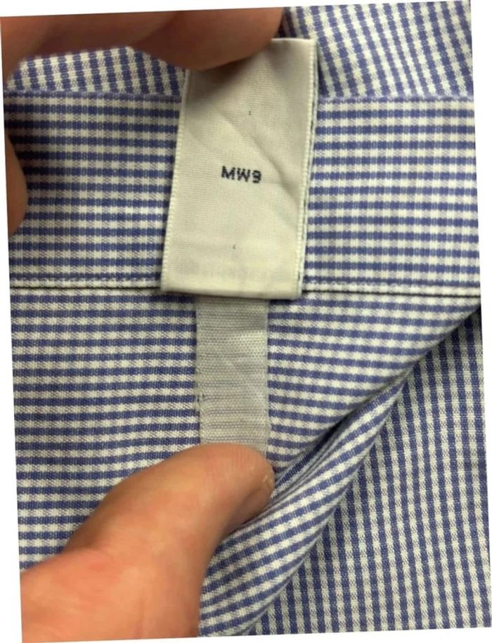 Chemise shirt Ralph Lauren bleu à rayure old money taille L - photo numéro 11