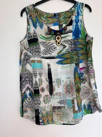 blouse d’été  col bijoux