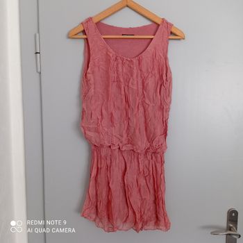 Robe courte vieux rose t36