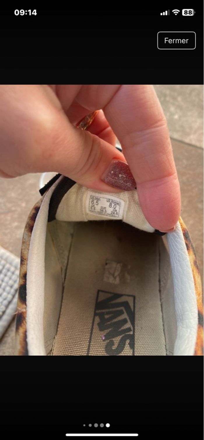 Baskets léopards van’s - photo numéro 3