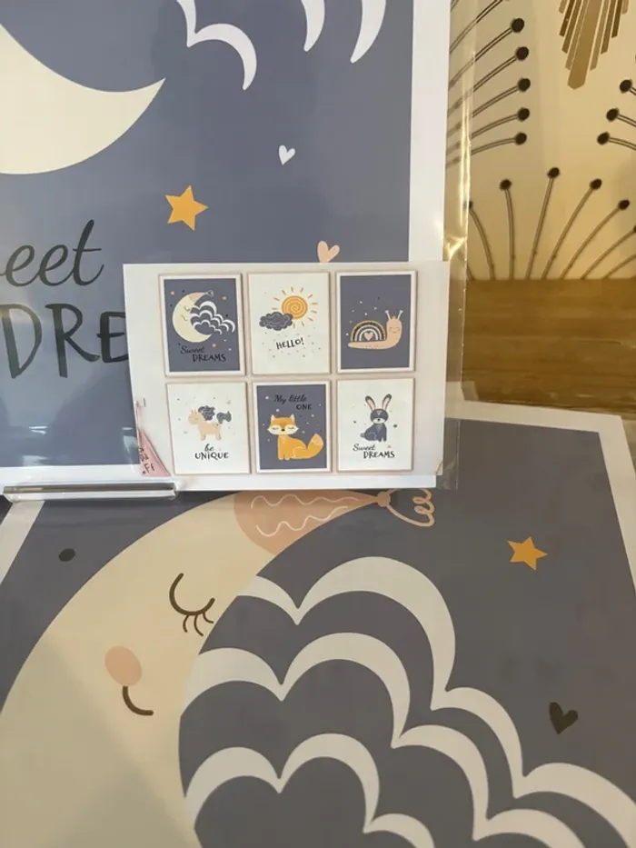 Affiches “Sweet Dreams & Little Magic” pour chambre enfant - photo numéro 2