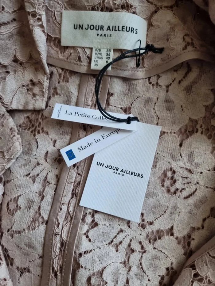 Veste en dentelle Un Jour Ailleurs neuve - photo numéro 6