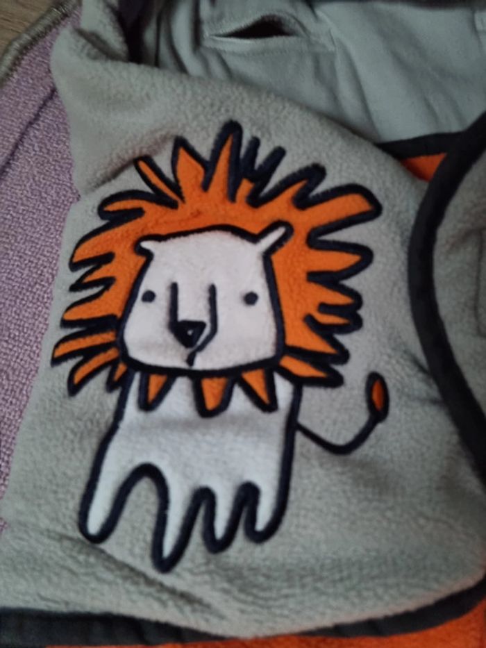 Nid d'ange Lion orange et gris - photo numéro 2