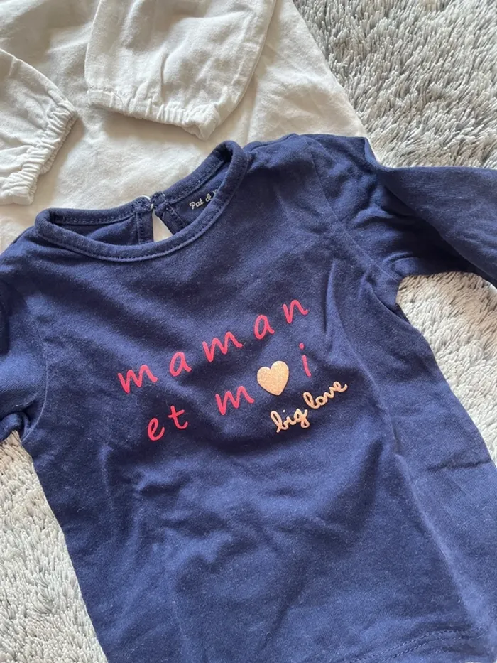 Tee shirt 3 mois fille - photo numéro 2