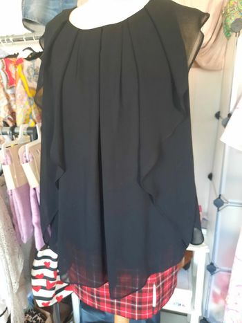 Blouse sans manche noir 40 Jacqueline Riu #lora11femme40