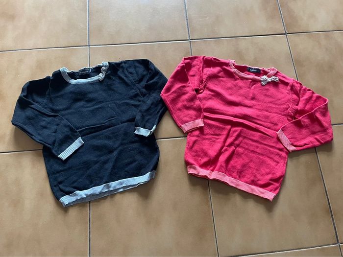 Lot 2 pulls fille 3 ans