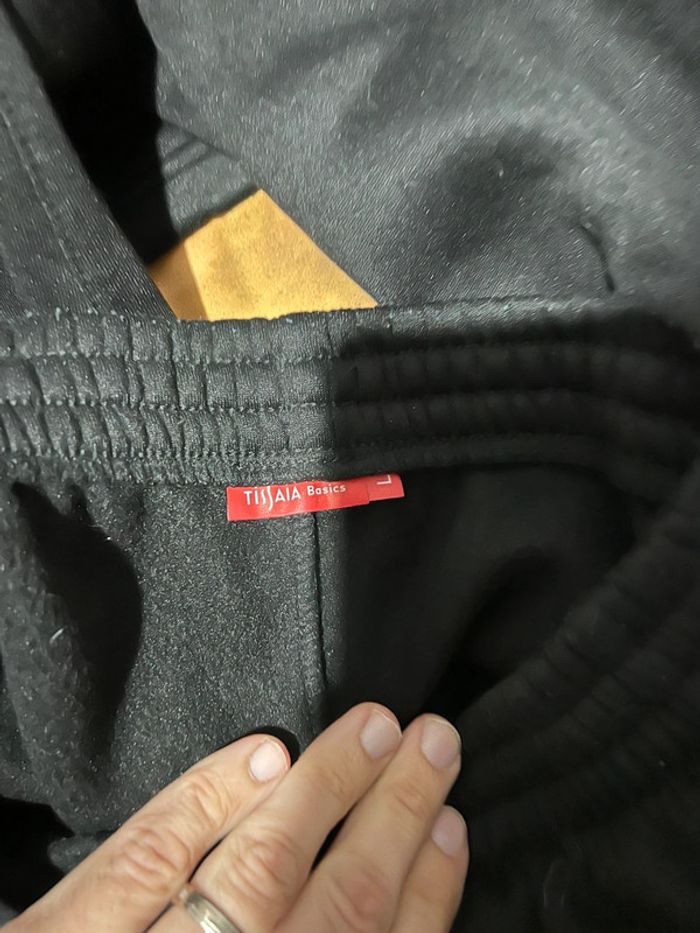 Pantalon survêtement tissu noir homme (L) - photo numéro 2