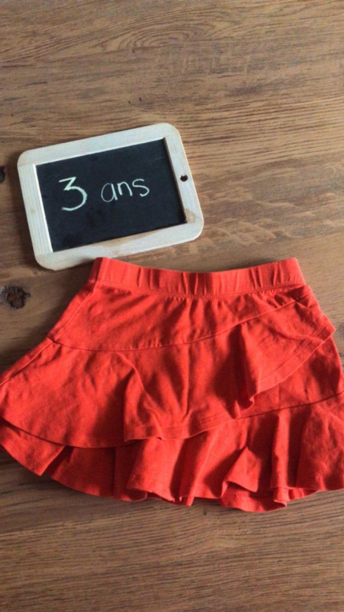Jupe orange - 3 ans - orchestra