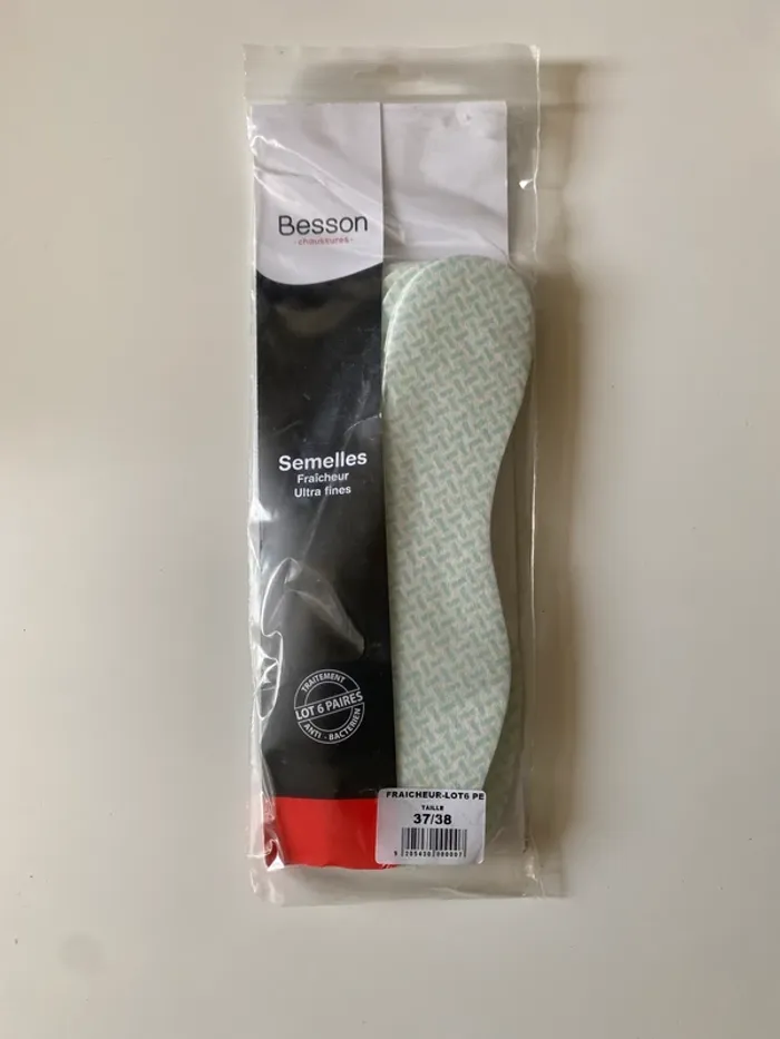 Lot de 6 paires de semelles - photo numéro 2