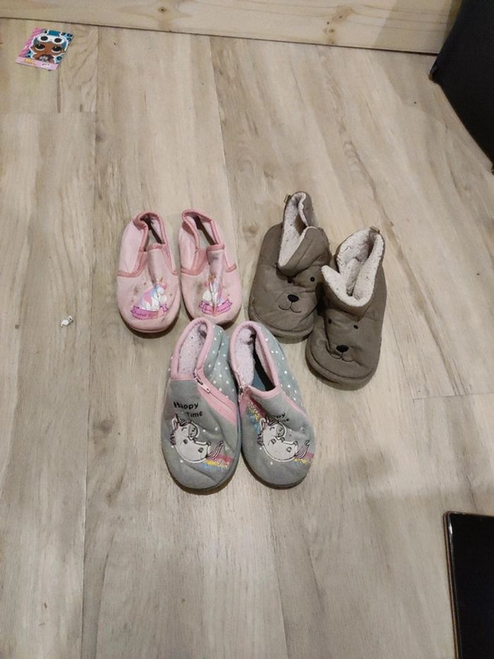 Lot de 3 chaussons