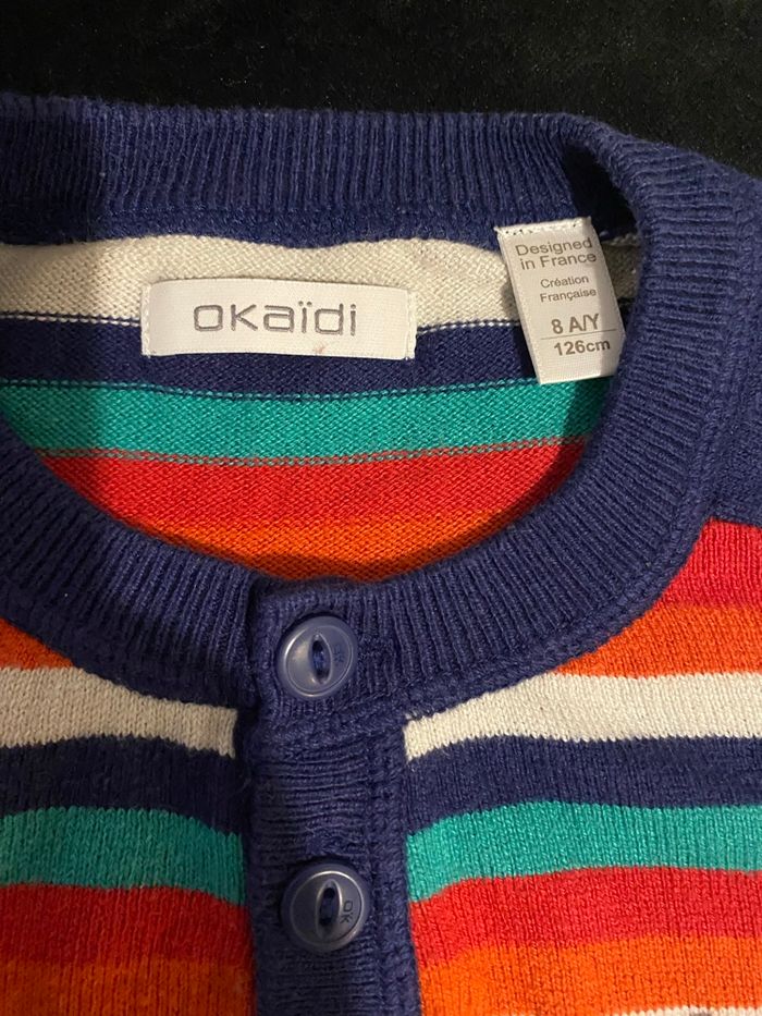 LOT 2 PULLS GARÇON 8 ANS (126 CM) - Okaïdi et Tricot Chaud Hiver - photo numéro 2
