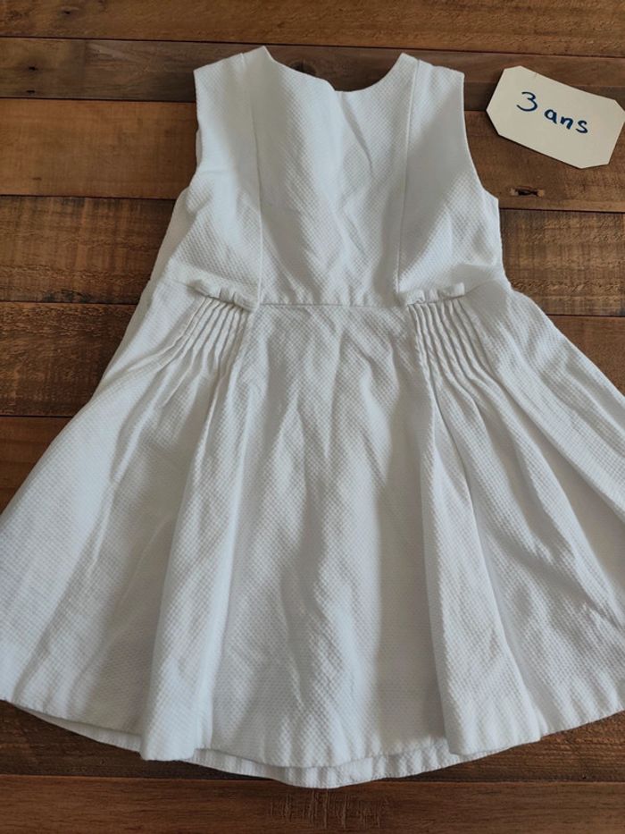 Robe blanche Jacadi 3 ans