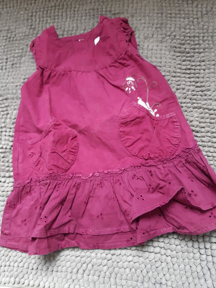 Robe fushia 6 mois - photo numéro 2