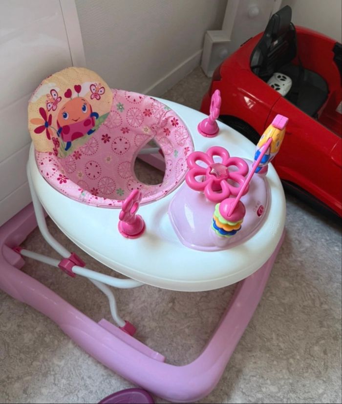 Trotteur Fille rose - photo numéro 3