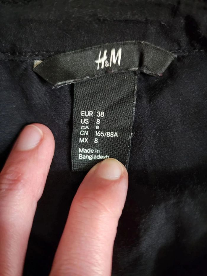 🌸Blouse noire H&M Taille 38🌸 - photo numéro 4
