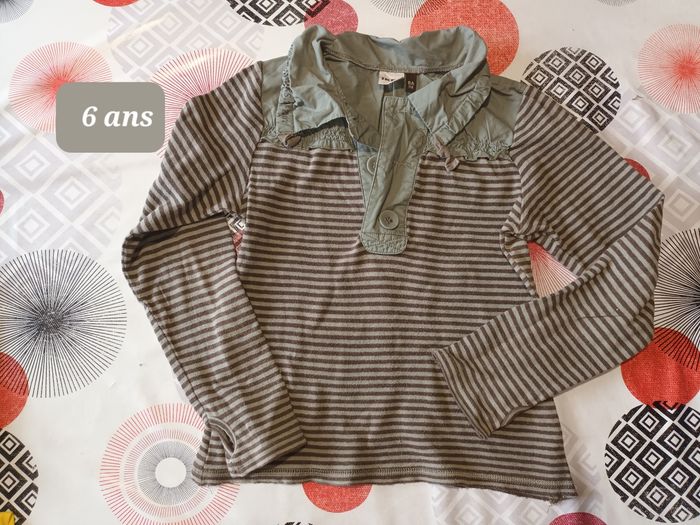 Pull fin IKKS 👧 taille 6 ans - photo numéro 2