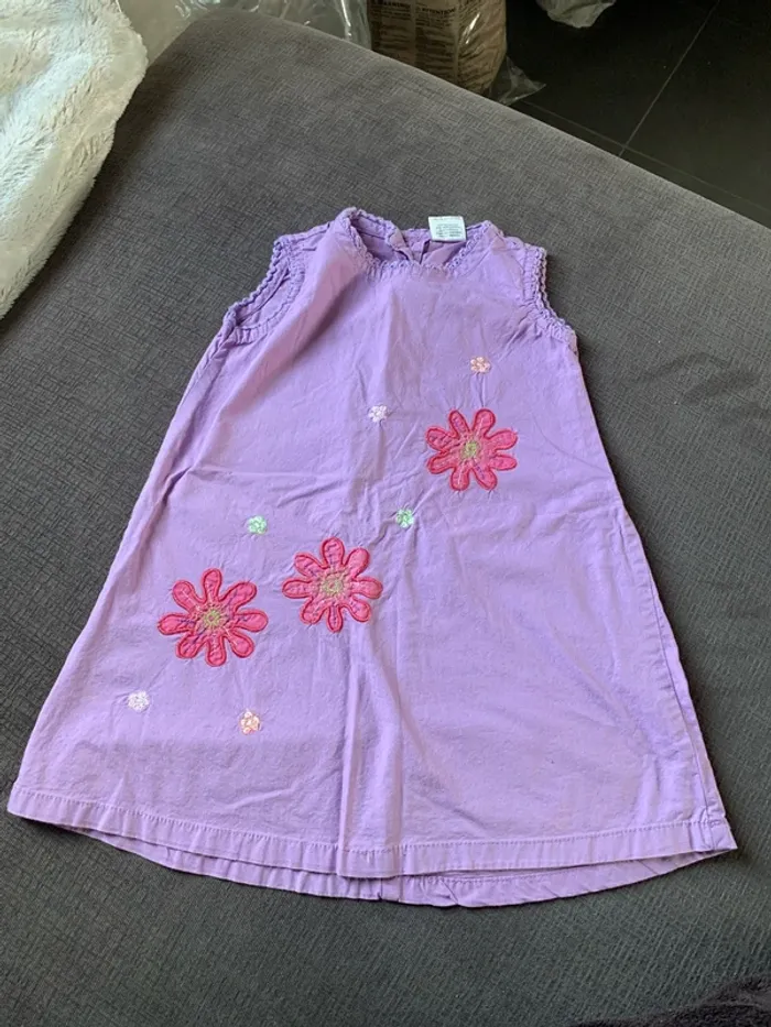 Robe manches courtes 2 ans