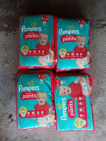 Pampers pants T4 culottes x4