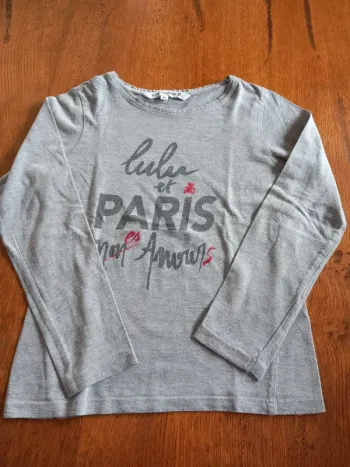Tee-shirt fille Lulu Castagnette 8 ans.