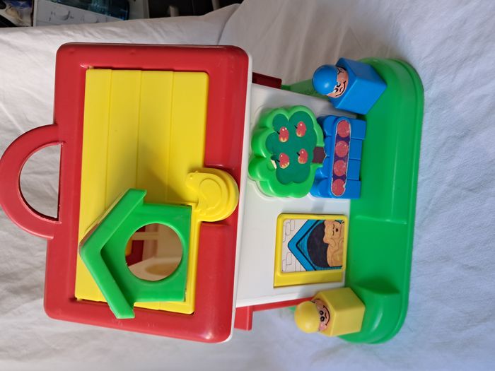 Jeu d'éveil éducatif ferme puzzle clairbois 1989 vintage rétro ancien - photo numéro 2