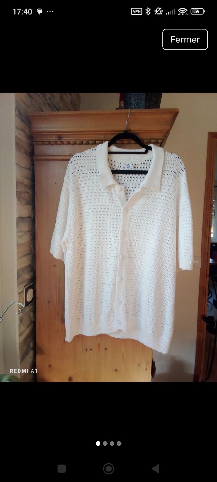 Chemise surchemise maille
