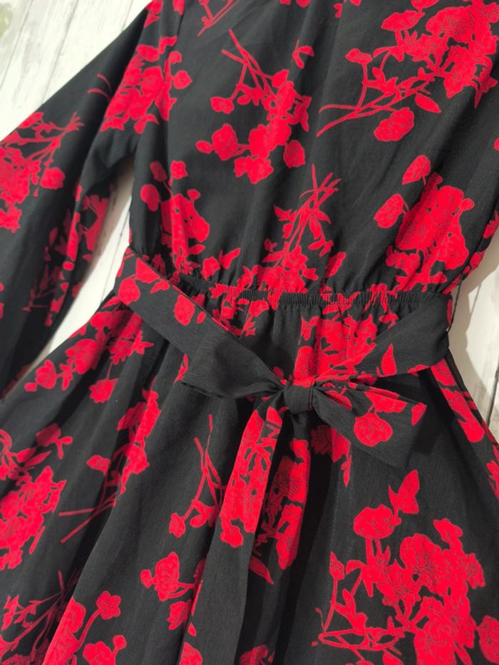 Robe rouge et noir Shein femme S - photo numéro 4