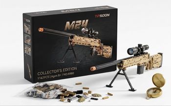 TPSOON M24 Sniper - Set de construction 1167 pièces - 108cm - Neuf