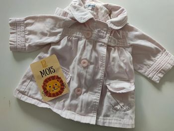 Manteau mi saison taille 12 mois.